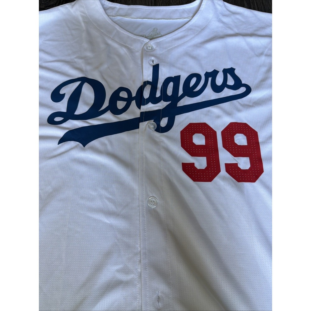 Los Angeles Dodgers Joe Kelly 99 Baseball Jersey White Mens XL Guggenheim Patch